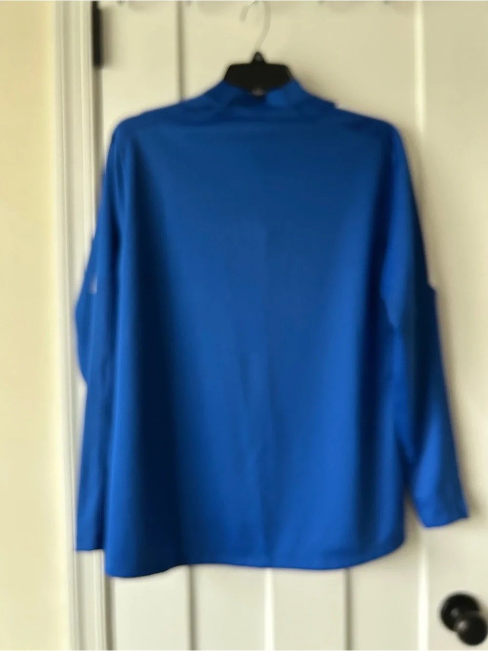 NWT- Nike Royal Blue & White Quarter-Zip Training Jacket